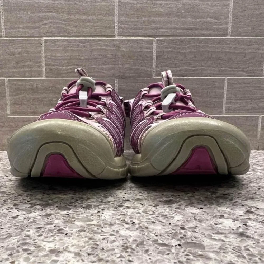 Khombu Kids Pink‎ and Purple Fisherman Sandals-Size 1